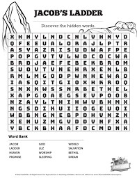 They're great for all ages. Genesis 28 Jacobs Ladder Bible Word Search Puzzles Sharefaith Kids