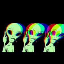 Wild And Free Gif Tumblr Alien Art Trippy Alien Holographic Wallpapers