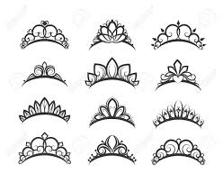 Download 23,000+ royalty free crown silhouette vector images. Vectormenez Clipart Silhouette Princess Crown Clipart