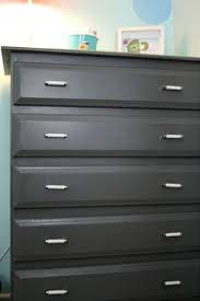 Dresser Spray Painted In Granite By Rustoleum Such A Gorgeous Dark Gray Finish Diy F Diy Furniture Bedroom Painted Bedroom Furniture Gray Painted Furniture