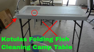 Maybe you would like to learn more about one of these? How To Use Kotulas Folding Fish Cleaning Camp Table Review Youtube