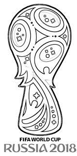 World cup 2018 logo coloring page. World Cup 2018 Logo Coloring Page World Cup 2018 World Cup World Cup Trophy