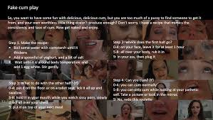 Fake Cum Secrets Revealed for Adult Entertainment