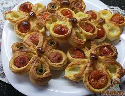 Как приготовить закусочные цветочки