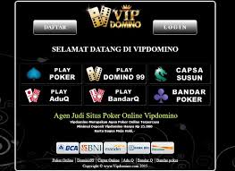 Poker9 Daftar Vipdomino Dan Link Alternatip Vipdomino Poker Ruang Permainan Kartu