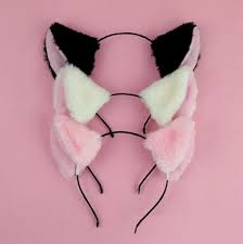 Simple Plush Kitty Ears Cat Headband Cute Headbands Cat Ears Headband