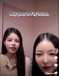 faymay , May去Fay家留宿，, 結果Fay的媽媽端來一盤愛心形狀的西瓜🤣🤣🤣, 媽媽神助攻, 這對私下比劇還甜 ,  都演到ep8了兩個人還是在夢中神交是怎樣！！