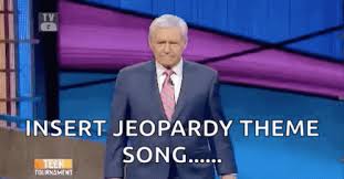You can see in the gif she attempted to bite him. Jeopardy Music Gifs Tenor