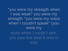 Lyrics For Because You Loved Me By Celine Dion Songfacts