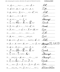 The best way to understand balancing chemical equations is to know what these are in the first place. 34 Types Of Chemical Equations Worksheet Answers Free Worksheet Spreadsheet