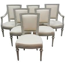6 Swedish Gustavian Dining Room Chairs Dining Chairs For Sale Dining Room Chairs Dining Chairs