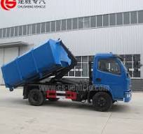 DONGFENG 4*2 Hook Arm Garbage Truck with Compaction Function ...