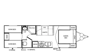 What an amazing new floor plan by wildwood. Wildwood 26qb Travel Trailer 9 995 Rv Travel Trailer And Fifth Wheel News