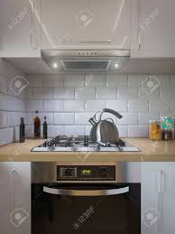 Scandinavian interior design features a balance of minimalism, functionality and beauty. 3d Illustration Kitchen Decor Interior Design Modern Studio Apartment In The Scandinavian Minimalist Style Stock Photo Picture And Royalty Free Image Image 57911760