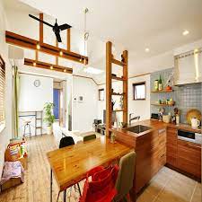 Seperti pada interior di bawah ini yang menyatukan dapur dan ruang makan tanpa sekat. Denah Rumah Desain Interior Rumah Mungil Tanpa Sekat