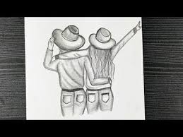 Orders placed before 3 p.m. Friendship Day Special Drawing Happy Friendship Day Drawing Step By Step Pencil Drawing Youtu Friends Sketch Drawings Of Friends Friendship Sketches