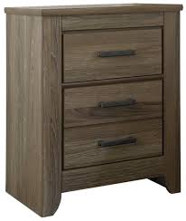 Discount bed sets in a range of variations and sizes: Zelen 4pc Panel Bedroom Set In Warm Gray