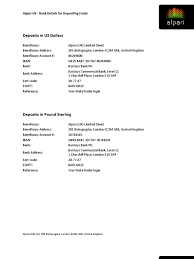 The consolidation of barclays bank uk plc and its subsidiaries is referred to as Alpari Uk Bank Details Barclays International Trade