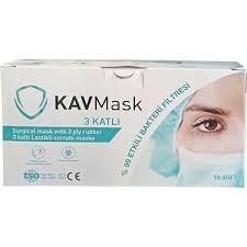 Kavmask Meltblownlu Steril Tek Tek Paketli Ultrasonik Maske Fiyati