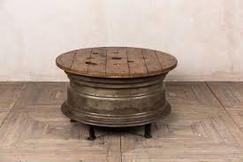 Vintage factory cart coffee table wheels. Vintage Wheel Coffee Table Industrial Peppermill Interiors