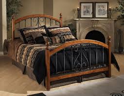 Four Poster Bed Metal Wood Headboard Footboard Bedroom Furniture King Size Hillsdale Traditional Hillsdale Furniture Furniture Full Bedding Sets