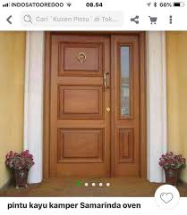 Pintu kusen kayu jati minimalis panel garisrp2.950.000: Pintu Panel Kayu Lazada Indonesia