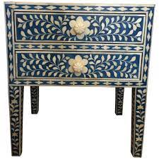 If you want luxury, superior craftsmanship and style in your home, look no further than our maaya bone inlay collection. Laverne Floral Bone Inlay Bedside Table With Drawers Temple Webster