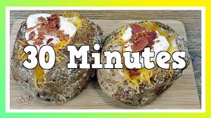 Sprinkle with paprika, salt and cheese. How To Make Baked Potatoes Fast Youtube