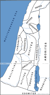Note that these territories were only allegedly allotted to said tribes, and the texts themselves. Map Of The Canaanites Bible History Online