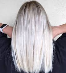 The blonder your hair is, the longer the filling process will take — so if you're going from platinum back to brunette, expect to spend a while in the salon. Ash Blonde Hair Ash Blonde Hair Color Haare Grau Farben Schone Blonde Haare Graue Haarfarbe