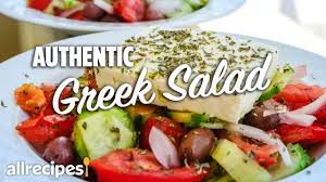 Greek Horiatiki Salad Recipe Greek Salad Greek Salad Recipes Salad