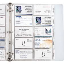 On this page, you can explore and download business card psd files for your graphic design. C Line Business Card Holder Pages With Index Tabs For Ring Binders Poly