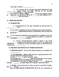 American Romanticism And Transcendentalism Handout By William Tarvin