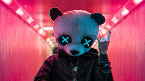Cool panda wallpapers for boys. Neon Panda Wallpaper Novocom Top