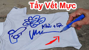 Cách tẩy vết mực bút marker Artline khi lỡ dính lên áo quần
