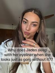 Why Jaden Sleep with Makeup in