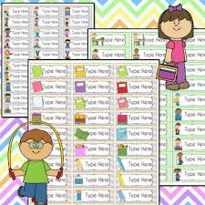 I searched several sites for avery 5160 labels, i needed more than 750 to do charity mailings. Back To School Labels Editable Classroom Notebook Folder Name Tags Avery 5160