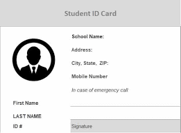 The accounting format in excel is like the currency format and can be connected to numbers where required. Free Id Card Template 18 Best Identification Card Designs Word Excel