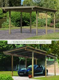 Karibu Einzelcarport Eco 1 Carport Carport Dach Einzelcarport