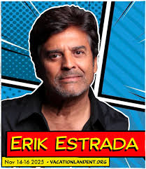 We're thrilled to have the legendary Erik Estrada joining us for the Queen  City Expo this November 14–16, 2025 in Bangor, Maine! Best known for his  iconic role as Officer Frank “Ponch”