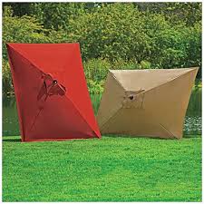 Wilson Fisher 9 X 6 Rectangular Market Umbrellas At Big Lots Market Umbrella Patio Umbrellas Umbrella
