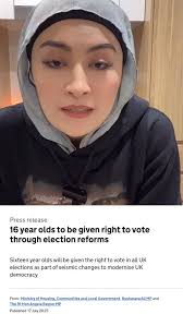 Adult responsibilities but toddler rights 🧐Give me a break! We allow 16  year olds to get behind the wheel, work precarious jobs, pay taxes but not  get a say when election time comes around 🤨 ...