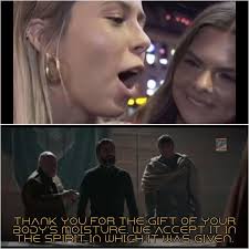 THANK YOU YOUFOR FOR THE GIFT OF YOUR BODY'S MOIST MOISTURE. URE. WE ACC  ACCEPT EPT IT ITIN In THE SPIRIT In WHICH IT WAS GIVEN.