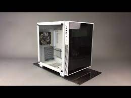At the top, we see a channel for our cables to run in, configured with the fan. Anidees Ai Crystal Cube Rgb Atx Pc Case Overview Youtube