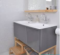 Double Basin Unit Ikea Modern White Bathroom Bathroom Design Small Small Bathroom Vanities
