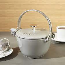 Staubcastironteakettlegrayshf16 Tea Kettle Tea Pots Kettle