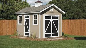 A popular and economical design that compliments most home designs. Storage Shed Buying Guide