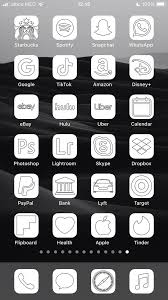 Aesthetic White Ios 14 App Icons Pack 108 Icons 1 Color Etsy Iphone Wallpaper App App Icon Iphone Photo App