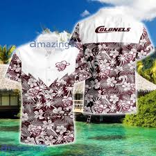 Eastern Kentucky Colonels Tropical Seamless NCAA Fans Hawaiian Shirt