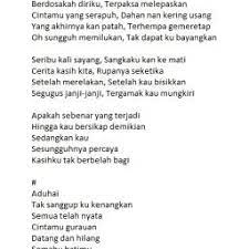 Download lagu seribu kali sayang (11.11mb) dan streaming kumpulan lagu seribu kali sayang (11.11mb) mp3 terbaru di metrolagu dan untuk melihat detail lagu seribu kali sayang klik salah satu judul yang cocok, kemudian untuk link download seribu kali sayang ada di halaman berikutnya. Seribu Kali Sayang Iklim Song Lyrics And Music By Null Arranged By Ahmadsyaiful1 On Smule Social Singing App